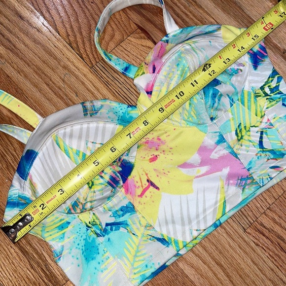 NEW Nicki Minaj Tropical 3 piece skirt Suit Set Barbie Wear Bra tank skirt M / L - Picture 9 of 17